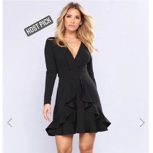 Fashion Nova- Delicacy Ruffle Dress